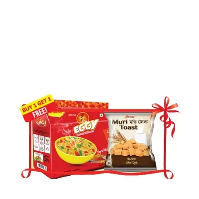 Ifad Eggy Super Masala Instant Noodles (Free Muri Toast 50 gm) 240 gm