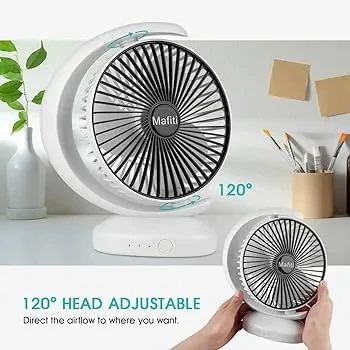 Portable Loop Desktop USB Port Fan - Multi-color