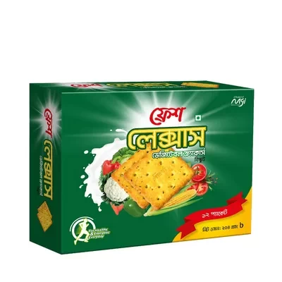 Fresh Lexus Vegetable Crackers Biscuit 204 gm