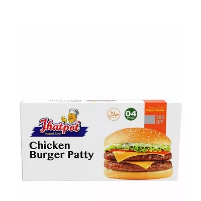 Jhatpot Chicken Burger Patty 4 pcs 200 gm ৳ 180