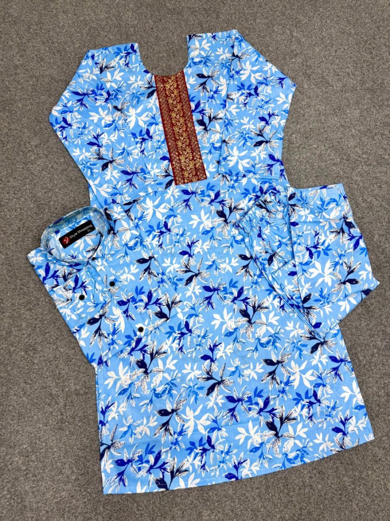 Shirt Three Piece Couple Set