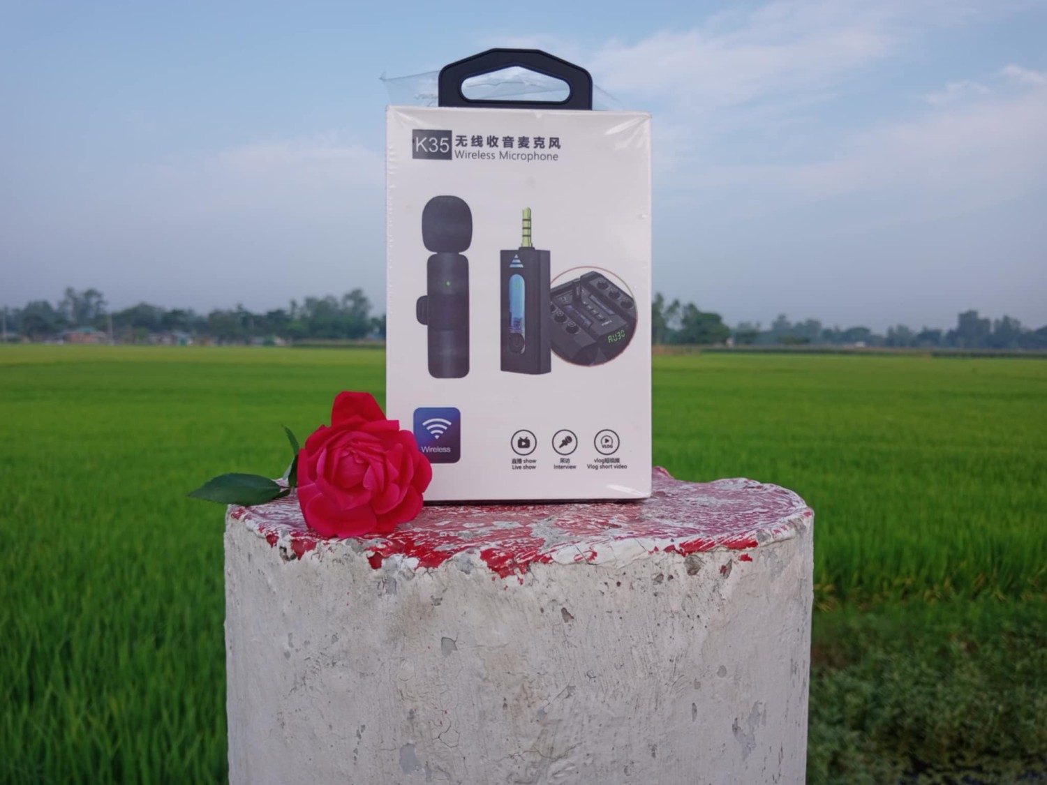 K35 Dual Wireless Microphone