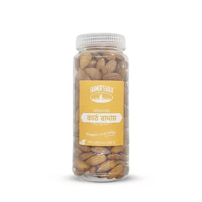 Farmer's Gold Almonds (Kath Badam) 200 gm