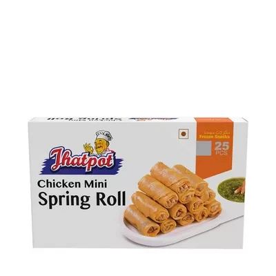 Jhatpot Chicken Mini Spring Roll 25 pcs 200 gm