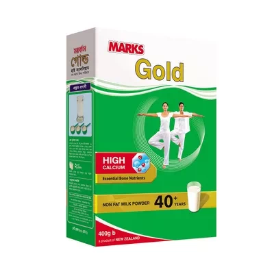 Marks Gold High Calcium Non Fat Milk Powder 40 Y+ 400 gm