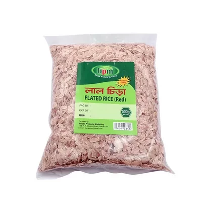 BPM Red Flattened Rice (Lal Chira) 500 gm