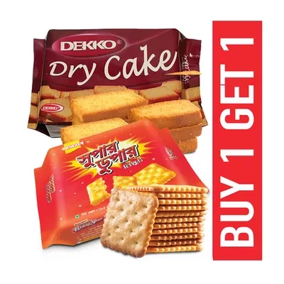 Dekko Dry Cake Biscuit (Free Super Duper Biscuit 135 gm) 300 gm