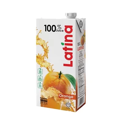 Latina 100 % Juice (Orange) 1 ltr