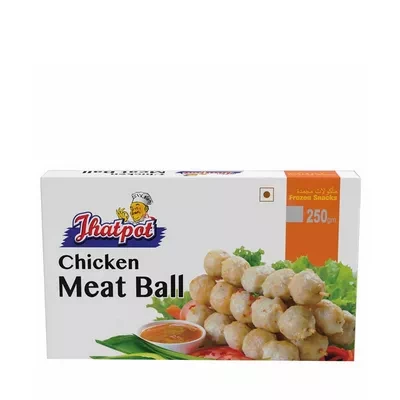 Jhatpot Chicken White Meat Ball 250 gm ৳ 190