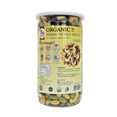 Thai Park Organic Mixed Nuts & Fruits 400 gm