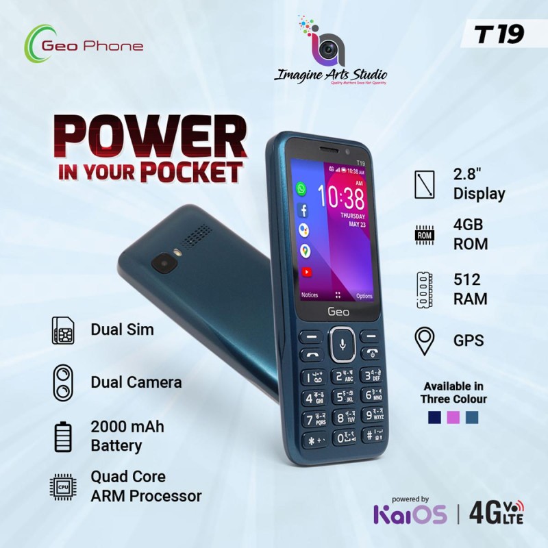 Geo T19 Android Button Phone