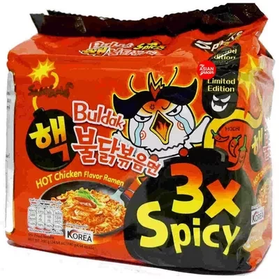 Samyang Ramen Buldak 3x Spicy Family Pack 650 gm
