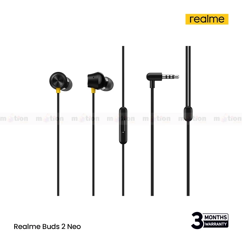 realme Buds 2 Neo wired earphone headphone with warranty by Honestime
