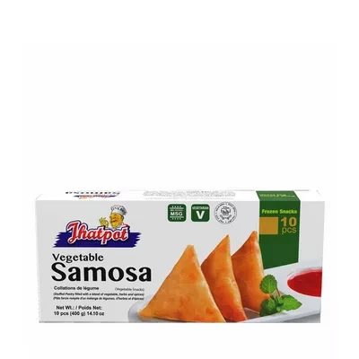 Jhatpot Vegetables Samosa 400 gm 10 pcs ৳ 140