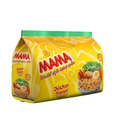 Mama Noodles Chicken Flavour 8 pcs 496 gm