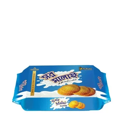 Haque Sor Malai Milk & Butter Cookies 161 gm 3 packet