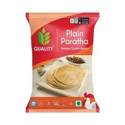 Quality Plain Paratha 600 gm 10 pcs ৳ 155