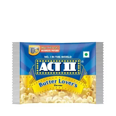 Act II Butter Lovers Microwave Popcorn 33 gm