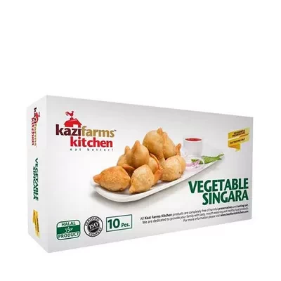Kazi Farms Kitchen Vegetable Singara 10 pcs 300 gm ৳ 115