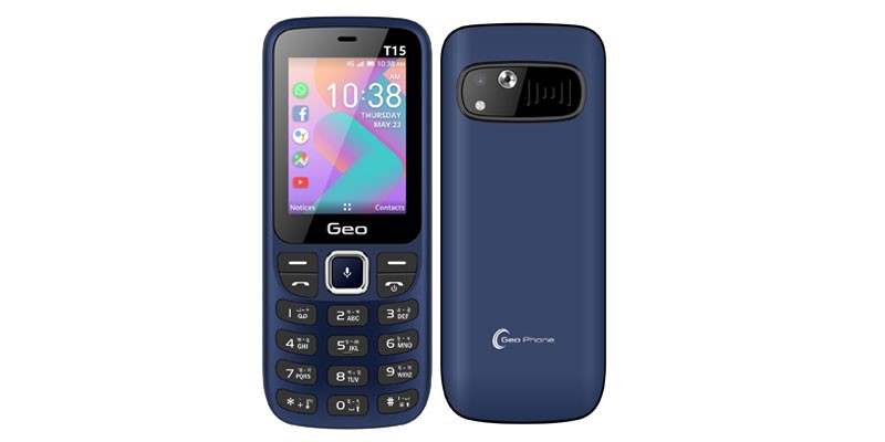 Geo T15 4G Feature Phone with Thermometer