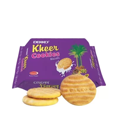 Dekko Kheer Cookies Biscuit Family Pack 265 gm ৳ 70