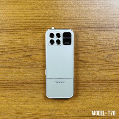 Titanic T70 4 sim supported Luxury Phone - Gold (Free Home Delivery)