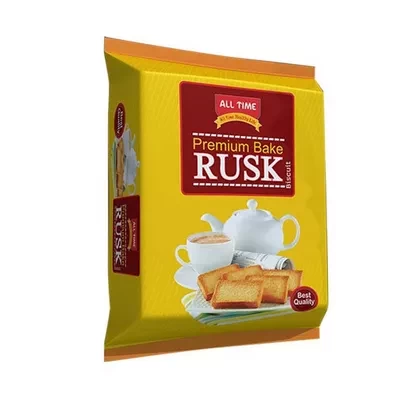 All Time Premium Bake Rusk Biscuit 250 gm 3 packet