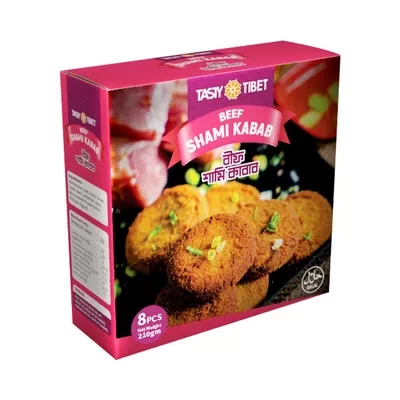 Tasty Tibet Beef Shami Kabab 8 pcs 210 gm ৳ 250