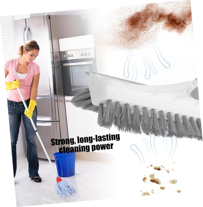 Bathroom Cleaning Brush with Wiper