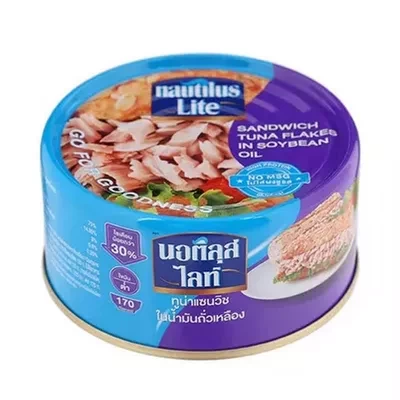 Nautilus Sandwich Tuna In Soybean Oil 165 gm ৳ 269
